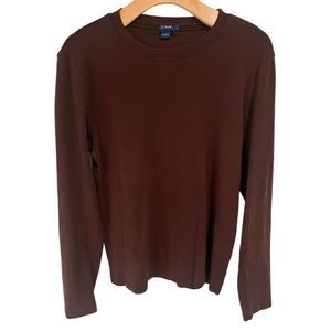 J. Crew Brown Long Sleeve Tee